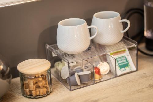 Utensilios para hacer té y café en Le Nid des Pros', idéal télétravail, proche Compiègne