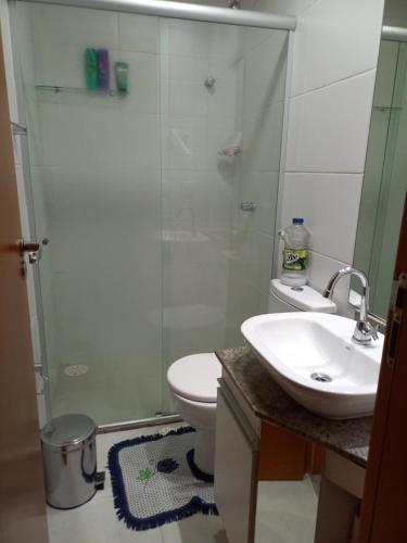 Bilik mandi di Apartamento Edificio Vitta Home