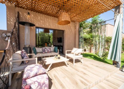Zona de estar de Stylish hôtel