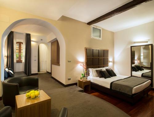 Postel nebo postele na pokoji v ubytování Hotel Trevi - Gruppo Trevi Hotels