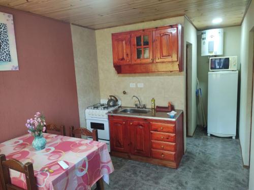 Dapur atau dapur kecil di complejo parenzo