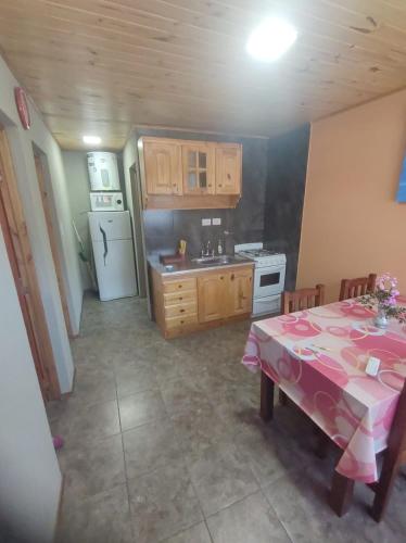 Dapur atau dapur kecil di complejo parenzo
