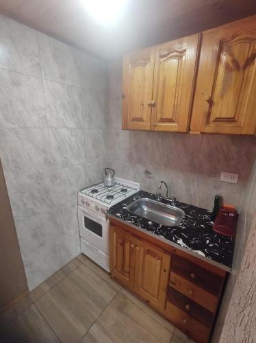 Dapur atau dapur kecil di complejo parenzo