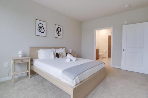 Ένα ή περισσότερα κρεβάτια σε δωμάτιο στο Apartment Near From Metro and Unwind Amenities
