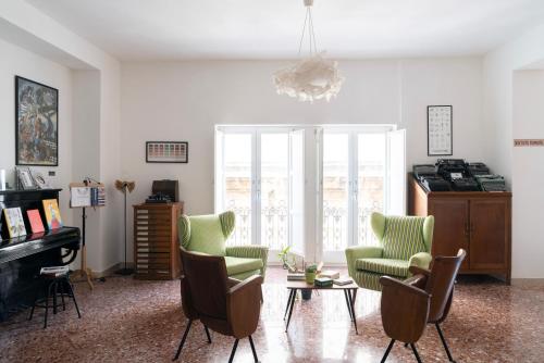 Χώρος καθιστικού στο Casa VerbaVolant