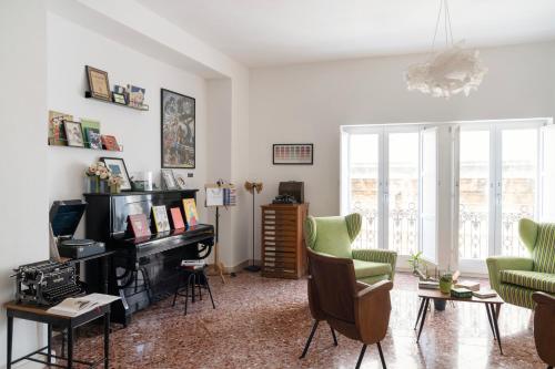 Posezení v ubytování Casa VerbaVolant