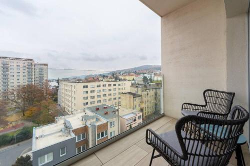 Un balcón o terraza en Lorenc Apartment