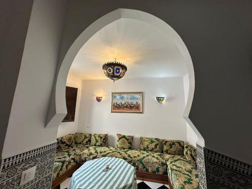 Et opholdsområde på Panoramic kasbah home