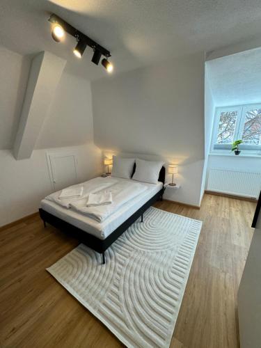 Katil atau katil-katil dalam bilik di Kempten Innenstadt - Allgäu Suites
