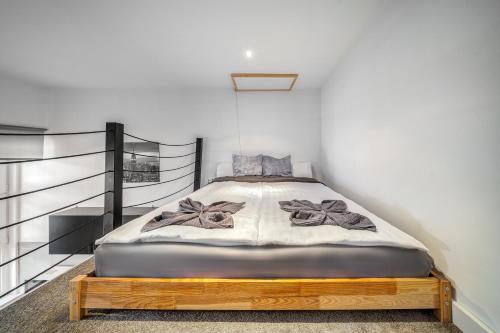 Posteľ alebo postele v izbe v ubytovaní Urban Loft Haven near Astoria