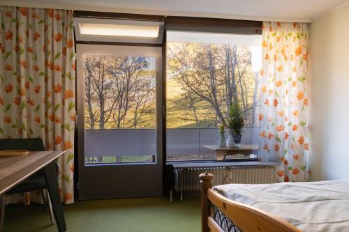 Voodi või voodid majutusasutuse Morgenlicht Apartment toas