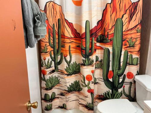 Koupelna v ubytování Arizona Cactus
