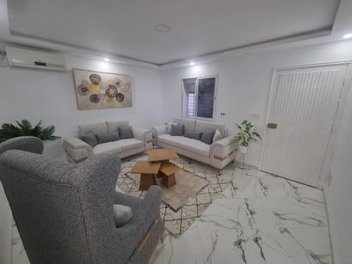 Posezení v ubytování Appartement hannibal