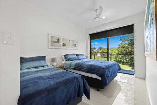 Ένα ή περισσότερα κρεβάτια σε δωμάτιο στο Paradise on Gregory Unit 4 of 21 Gregory St SWR- Full Linen provided