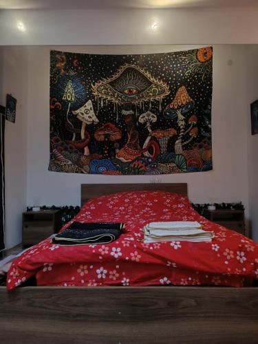 Postel nebo postele na pokoji v ubytování Soko Aura