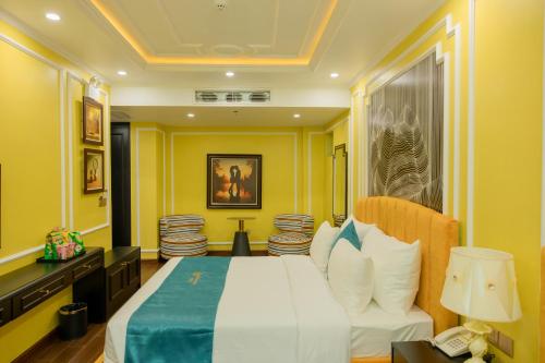 Zona de estar de Lotus Aroma Hotel