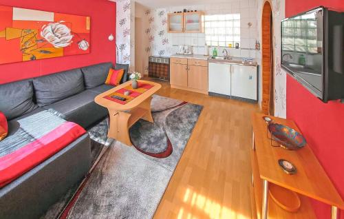 Kuchyň nebo kuchyňský kout v ubytování Ferienhaus Waren Müritz