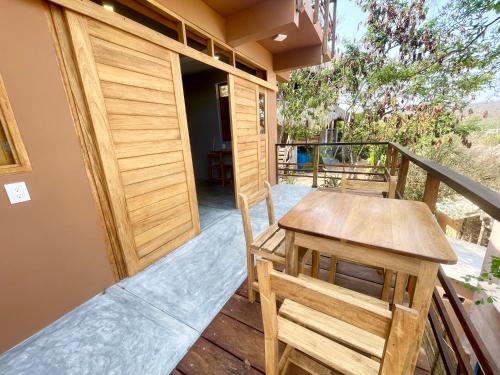 Μπαλκόνι ή βεράντα στο Casa Paraiso Mazunte