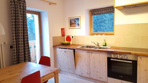 Cucina o angolo cottura di Casa Alfredino