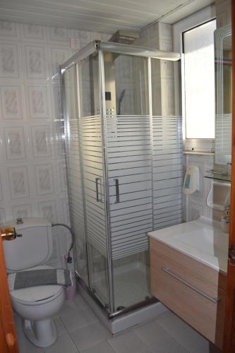 Koupelna v ubytování Xenios Zeus Hotel