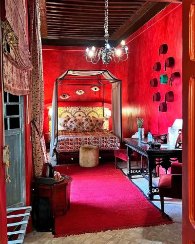 Riad Dar Al Assadにあるシーティングエリア