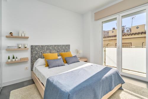 Ένα ή περισσότερα κρεβάτια σε δωμάτιο στο Casa Parras