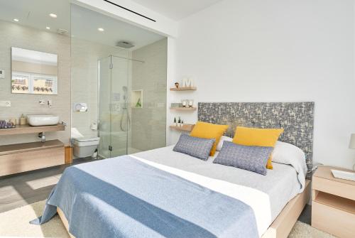 Ένα ή περισσότερα κρεβάτια σε δωμάτιο στο Casa Parras