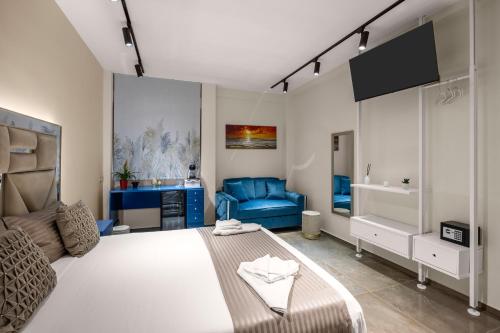 Postel nebo postele na pokoji v ubytování D'ossuna66 Classic