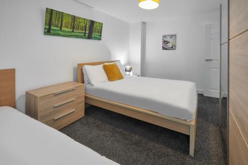 Katil atau katil-katil dalam bilik di Driftwood Apt 7 Skinningrove