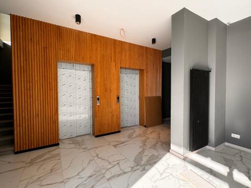 Koupelna v ubytování Luxury apartment with bedroom, new gudauri