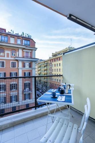 Blue Window in the center of Rome