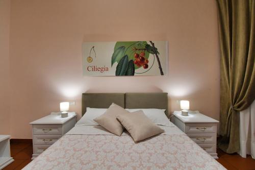 Colombaia Anibaldi Roomsにあるベッド