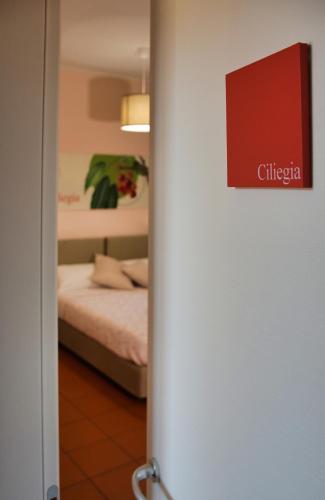 Colombaia Anibaldi Roomsにあるベッド