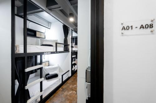 Koupelna v ubytování Vibes Hostel Bangkok