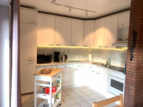 Η κουζίνα ή μικρή κουζίνα στο Wohnung 36