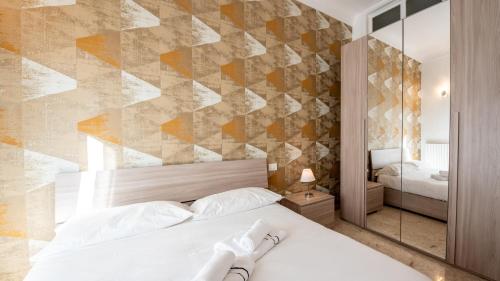 Et badeværelse på Appartamenti Ferdi - Trilocale o Mansarda