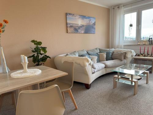 Χώρος καθιστικού στο Beckers Gästewohnung