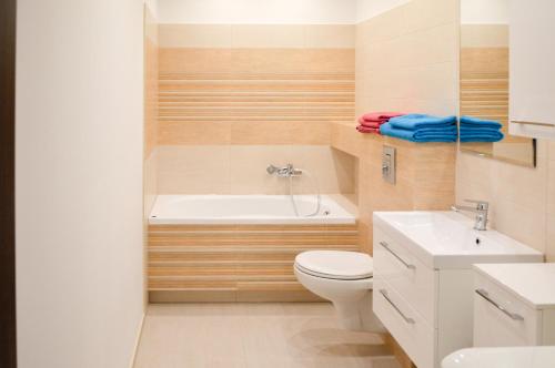 Ένα μπάνιο στο Apartament Szczecin Pomorzany