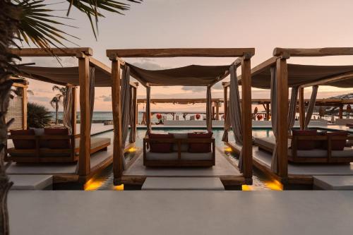 Гостиная зона в Branco Mykonos