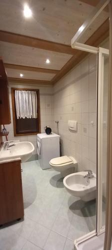 Et badeværelse på Mansarda nelle Dolomiti