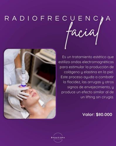 a flyer for aoperative facility with a woman in the operating room at Hotel Piedras De Maní in Manizales