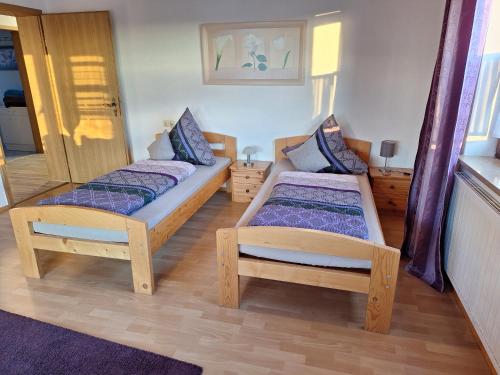Katil atau katil-katil dalam bilik di Ferienwohnung Sirch