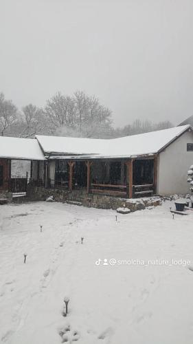 Smolcha Nature lodge v zimě