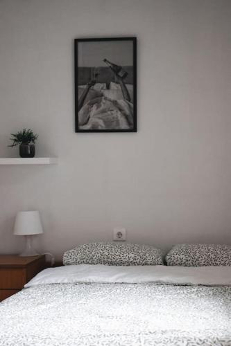 Кровать или кровати в номере Hiška 231 - Kamp Terme 3000 - Brezplačne karte za kopališče!