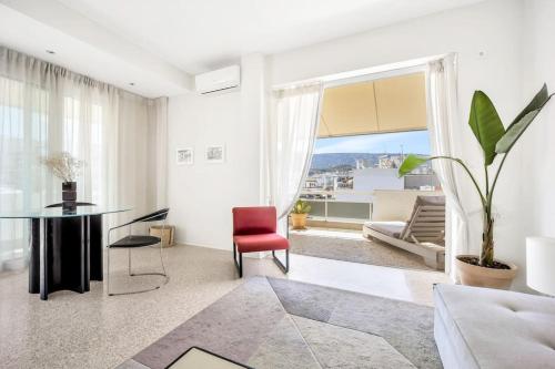 Designer comfy penthouse, Pagrati-"Hilton" area with splendid city views