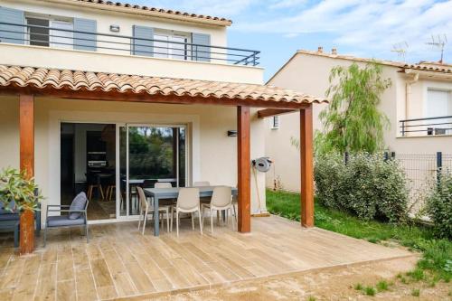 Maison cosy 4 chambres avec jardin Golfe St Tropez