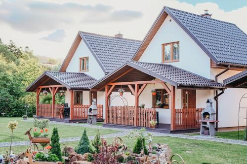Zahrada ubytování Domki nad Strumykiem-Solina