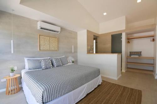 Ένα ή περισσότερα κρεβάτια σε δωμάτιο στο Villa Calula