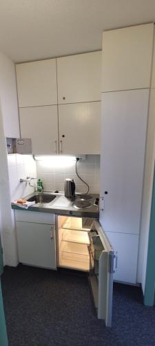 Two Apartaments Almberg - Mitterdorf-Mitterfirmiansreutにあるキッチンまたは簡易キッチン