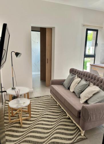 Χώρος καθιστικού στο "Complejo Punto Tilo" apartamento Luna